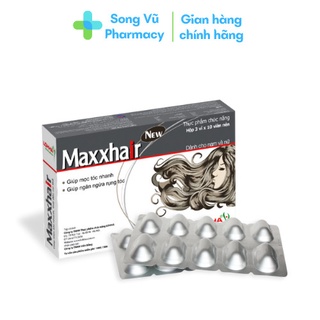 Thực phẩm Maxx Hair ngăn rụng tóc,kích thích tóc mọc nhanh.