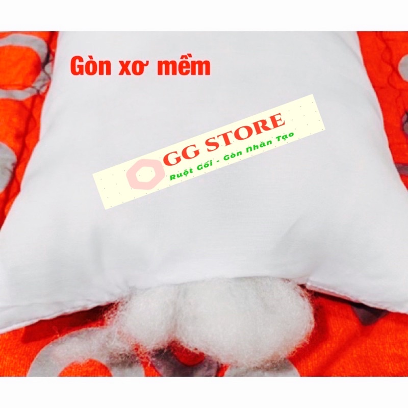 Bông Gòn Xơ mềm xoắn 3d sợi tơi trắng loại A 1kg nhồi gối gia đình,em bé,khách sạn,giả tuyết làm mây giá rẻ