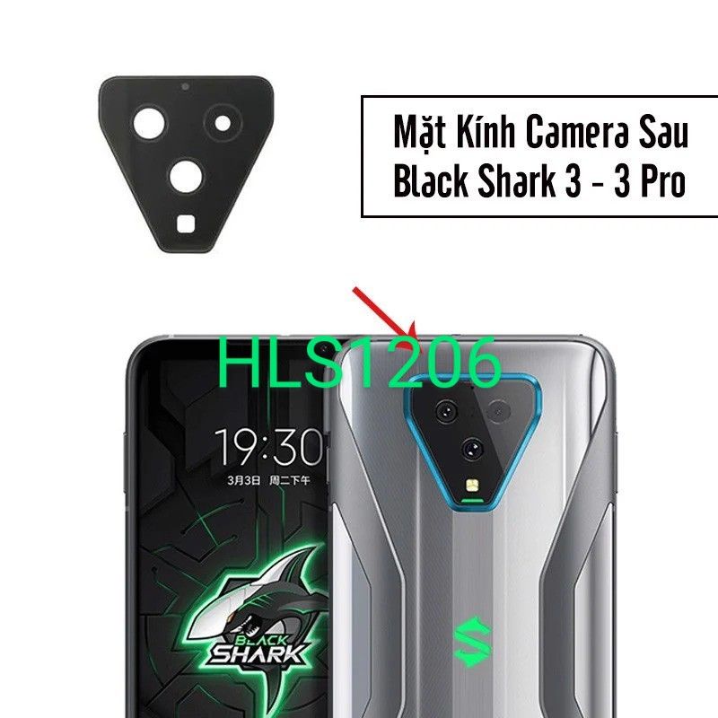 Kính camera Black shack 3 3pro chính hãng