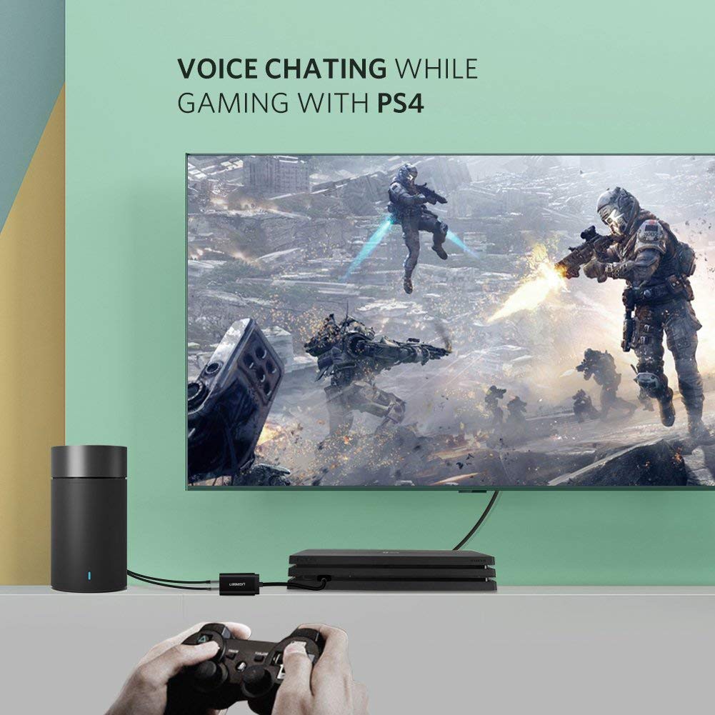 Cáp chuyển USB ra Sound UGREEN 30724  Màu đen