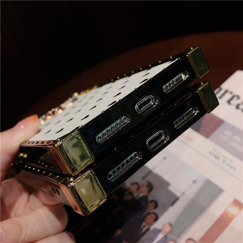 Ốp điện thoại vuông silicon mềm chống rơi vỡ in hình con ong thời trang cá tính cho iPhone 6 6s 11 XS Max 11 Pro Max