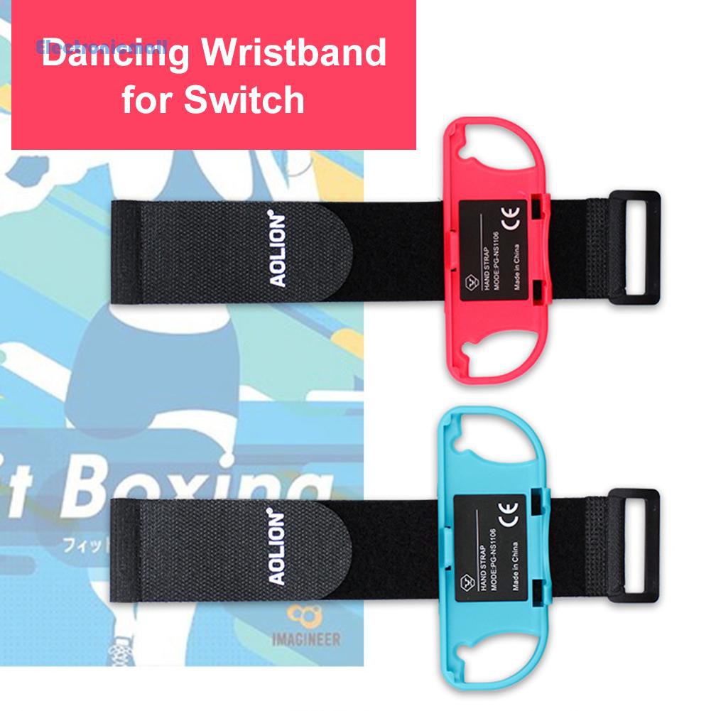 ElectronicMall01 Wrist Bands for Joy Con Controller Elastic Strap for Just Dance Game 1 Pair