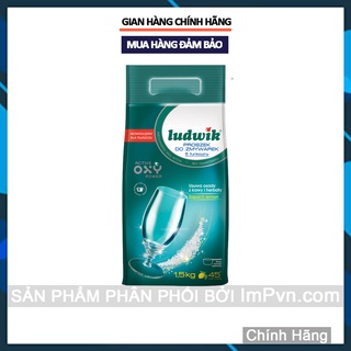 Bột rửa bát ludwik túi 1.5kg , bột rửa bát alio compact 1.5kg, bột rửa chén bát finish classic 2in1 - imp - impvn