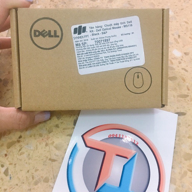 Chuột có dây Dell ms116