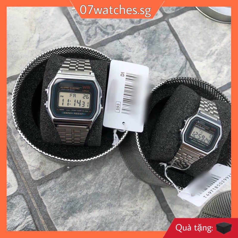 Đồng Hồ thời trang nam nữ huyền thoại WR dây kim loại bốn màu