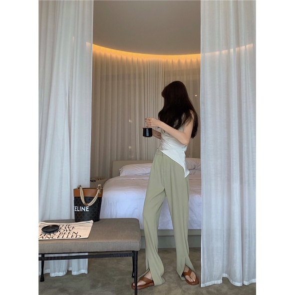 Quần tây xẻ chân