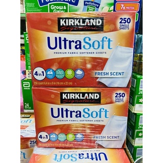 Giấy thơm quần áo Kirkland Ultrasoft Premium Fabric 250 tờ của Mỹ