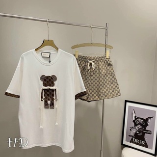 Bộ gấu GC đính kim sa