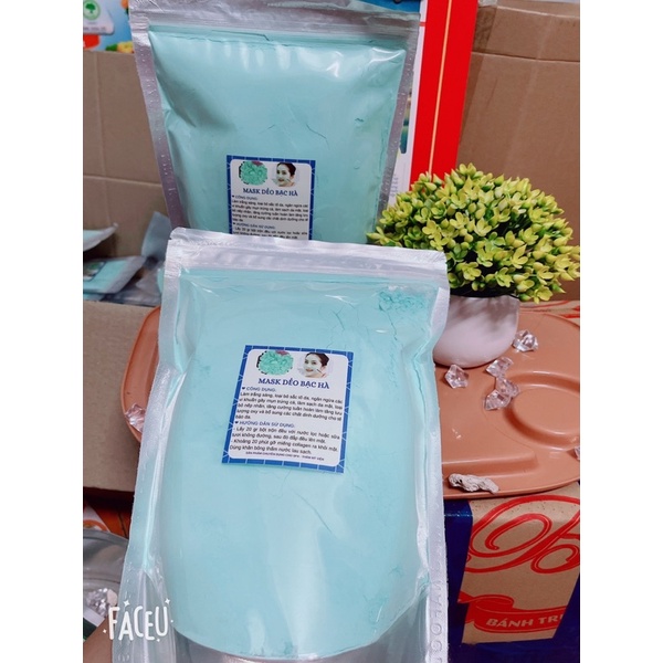 1kg mặt nạ dẻo bạc hà handmade