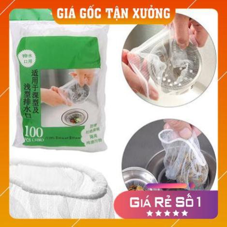 Combo 100 túi lọc rác bồn rửa chén rửa bát GDHK583