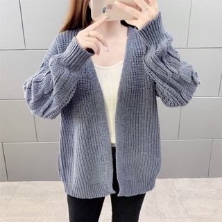 Áo khoác Cardigan dáng rộng kiểu Hàn Quốc thời trang thu đông 2020