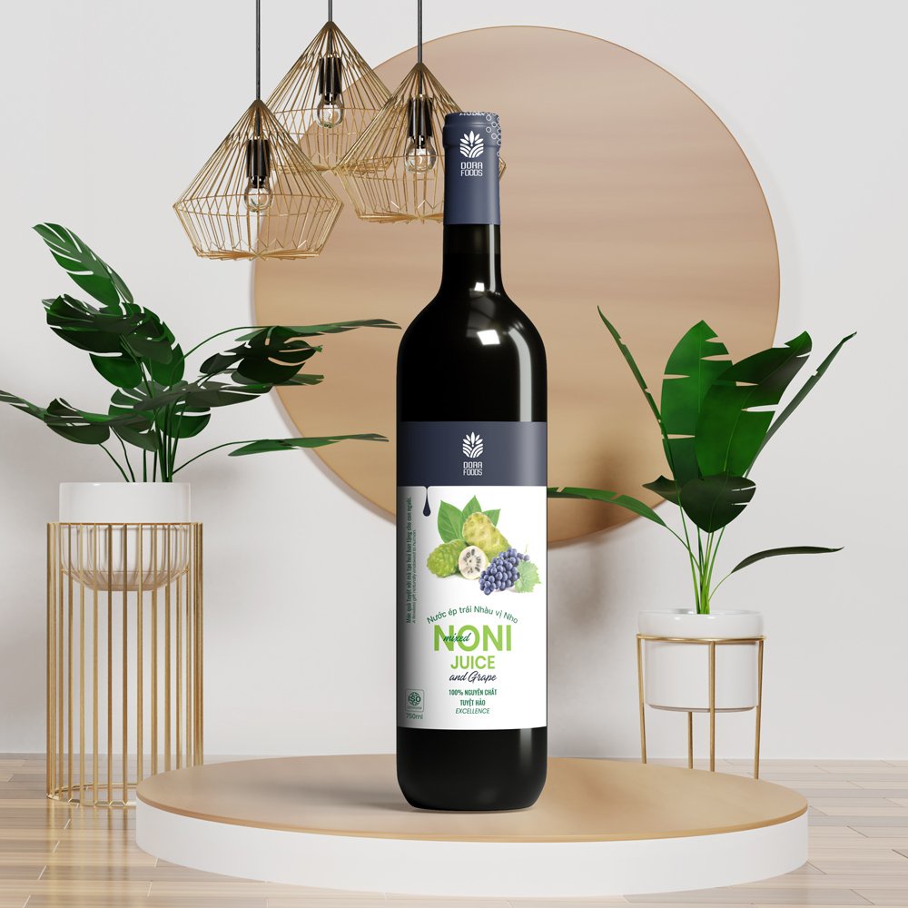 Nươc ép noni juice kết hợp vị nho