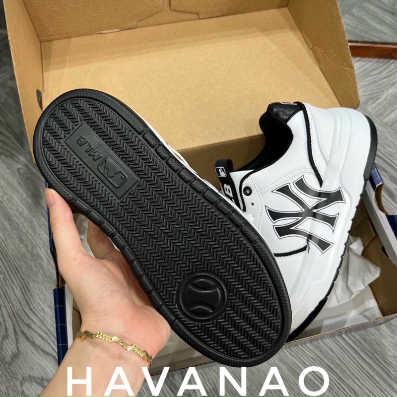 Mlb liner ny đen cao cấp . Giày thể thao nam nữ sneaker Nike ny kèm hộp