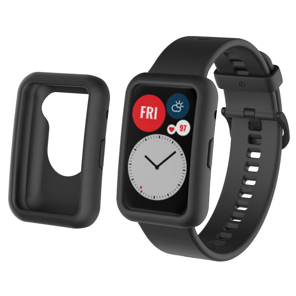 Vỏ Silicone Bảo Vệ Cho Đồng Hồ Thông Minh Huawei Watch Fit 1 / 2