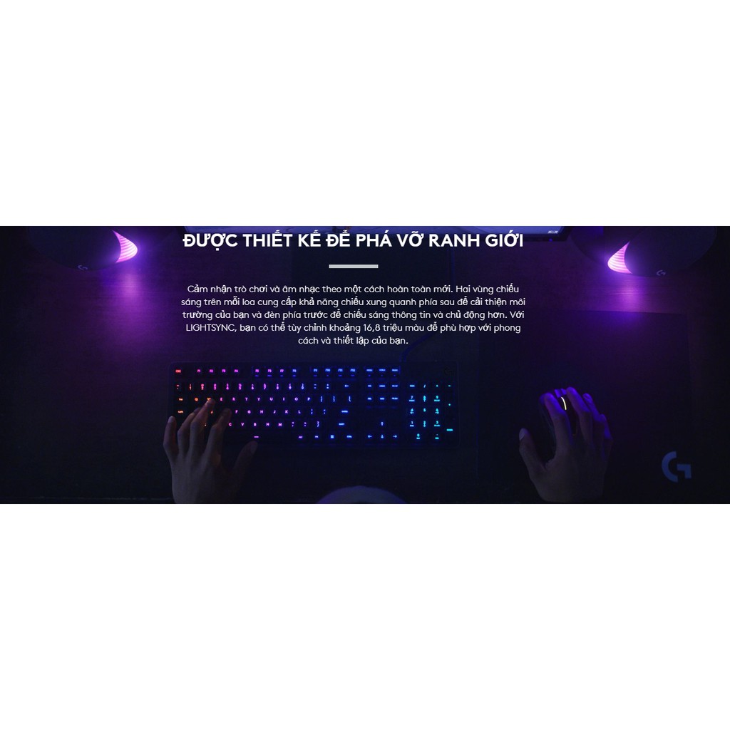 Loa Logitech G560 Gaming không dây Lightsync RGB - Bảo hành 1 năm chính hãng