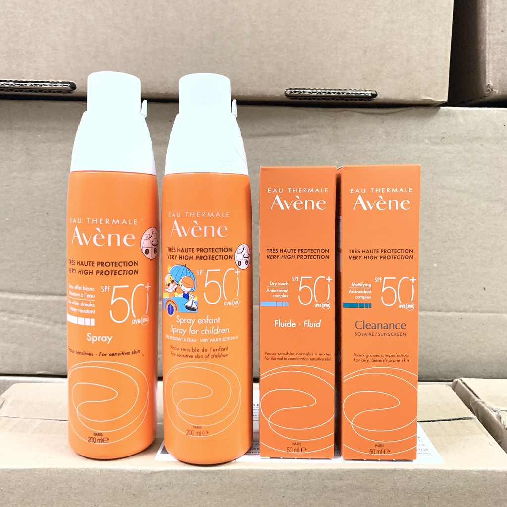 Xịt chống nắng Avene 50ml - 200ml