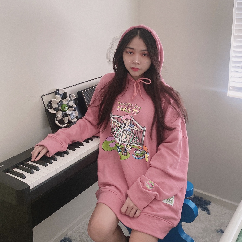 Áo hoodie WHENIMNASTY Come Out And Play