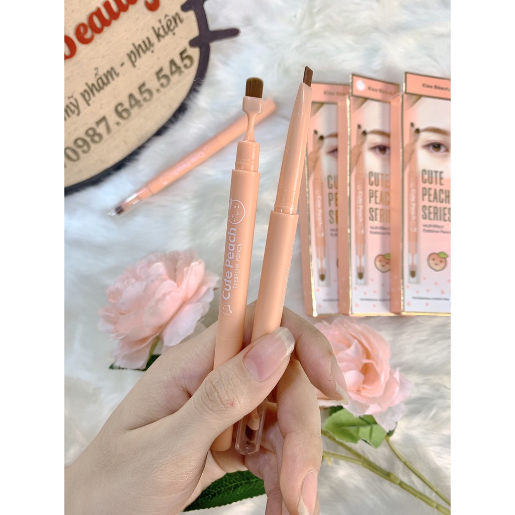 Chì kẻ mày 2 đầu Cute Peach Series E318 | BigBuy360 - bigbuy360.vn