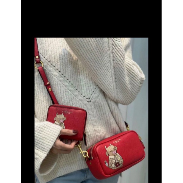 Túi trâu đỏ may mắn