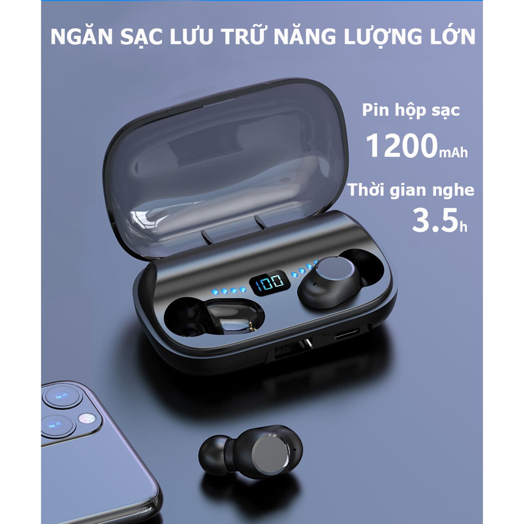 Tai nghe bluetooth JS2 âm thanh HiFi chất lượng cao, chi tiết rõ ràng, tương thích rộng rãi với nhiều điện thoại