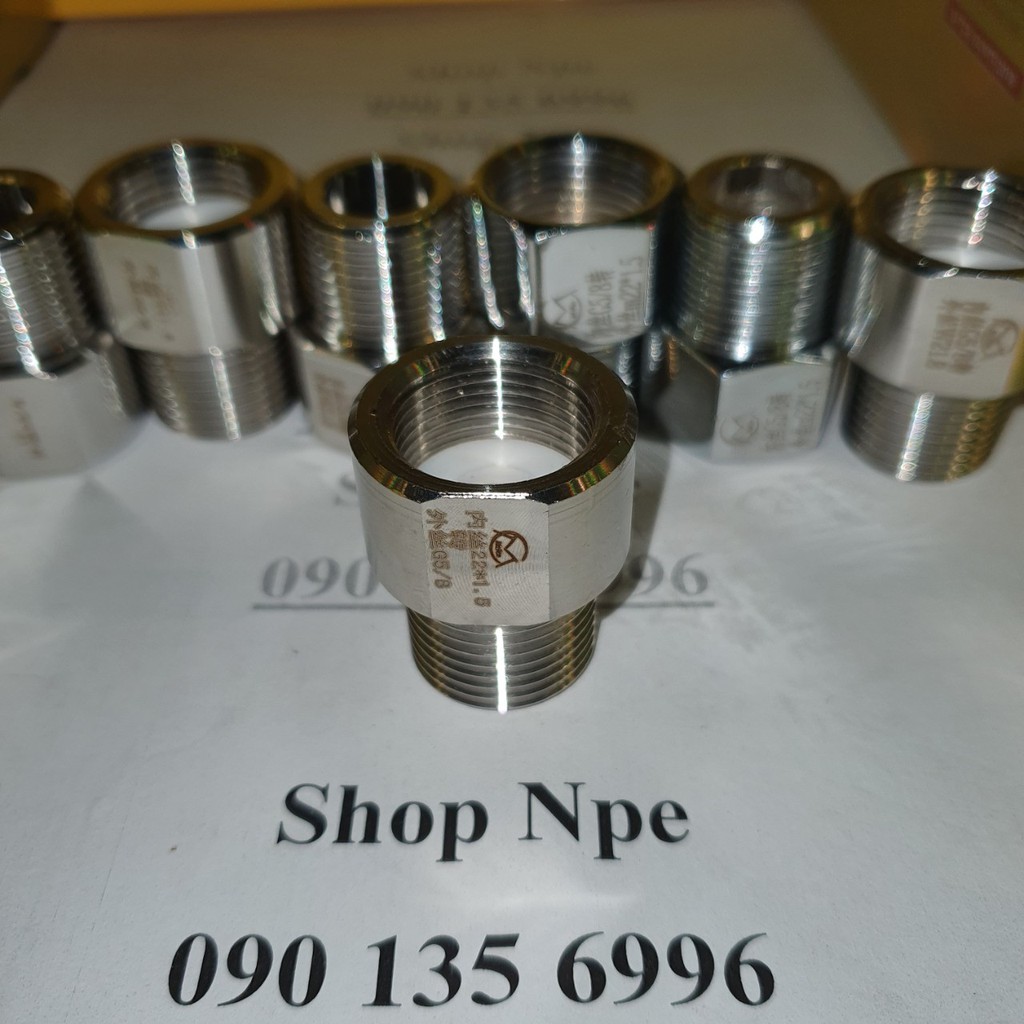 Đầu nối ren G5/8, W21.8, Ren bình chữa cháy, CGA320, W21.8L