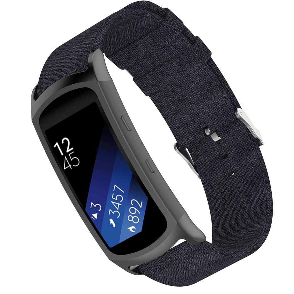 Dây đồng hồ dệt từ sợi nylon và canvas cho Samsung Gear Fit 2 SM-R360 SM-R350 SM-R365 PRO