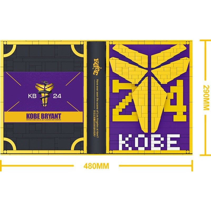 Lắp Ráp NBA Super Star KOBE BOOK 48 Minifigures Siêu Anh Hùng Iron Man 69957