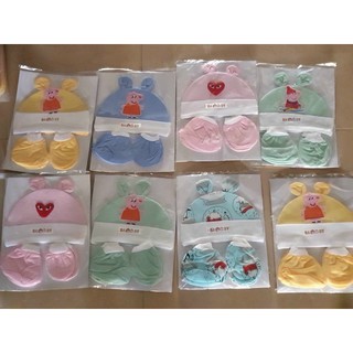 Combo 10 bộ mũ kèm bao tay chân, nón kèm bao tay chân ( sỉ)