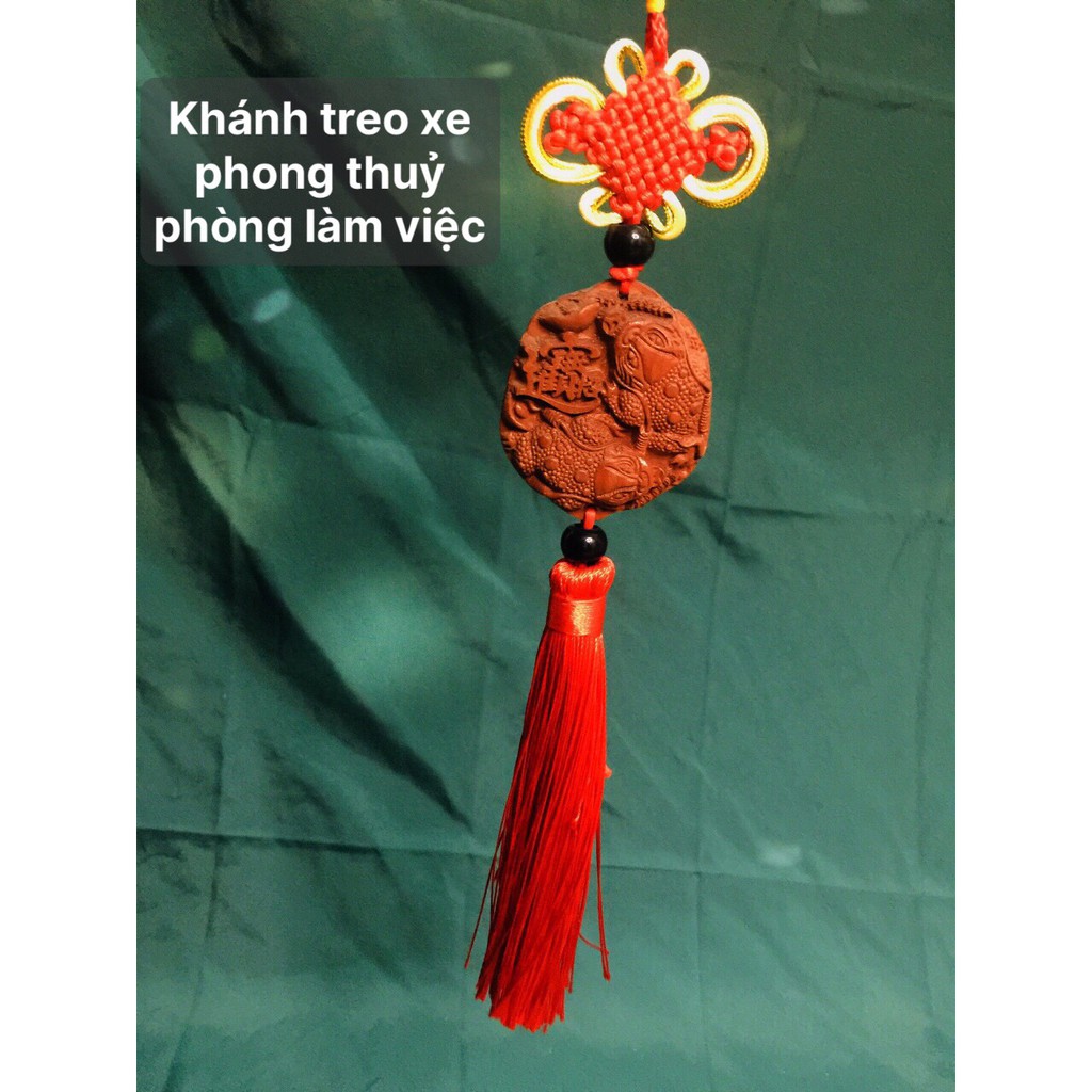 Khánh treo xe ô tô chạm khắc rồng - Dây treo phong thủy trên xe ô tô xe hơi chạm khắc cậu ông trời