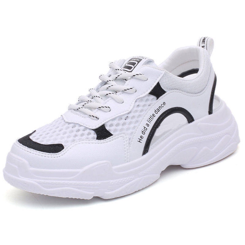 Giày Sandal Thể Thao Phối Lưới Thoáng Khí Phong Cách Mới Cho Nữ