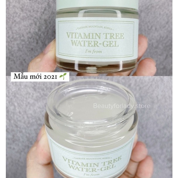 Kem Dưỡng Vitamin Tree Water Gel I'm From Dưỡng Ẩm, Trắng Da Chiết Xuất Cây Hắc Mai Biển 75g