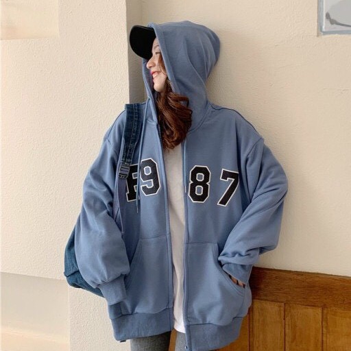 Áo Nữ, Áo Khoác Nữ F9 Chất Nỉ Phối Mũ Siêu Xinh Siêu Hot | BigBuy360 - bigbuy360.vn