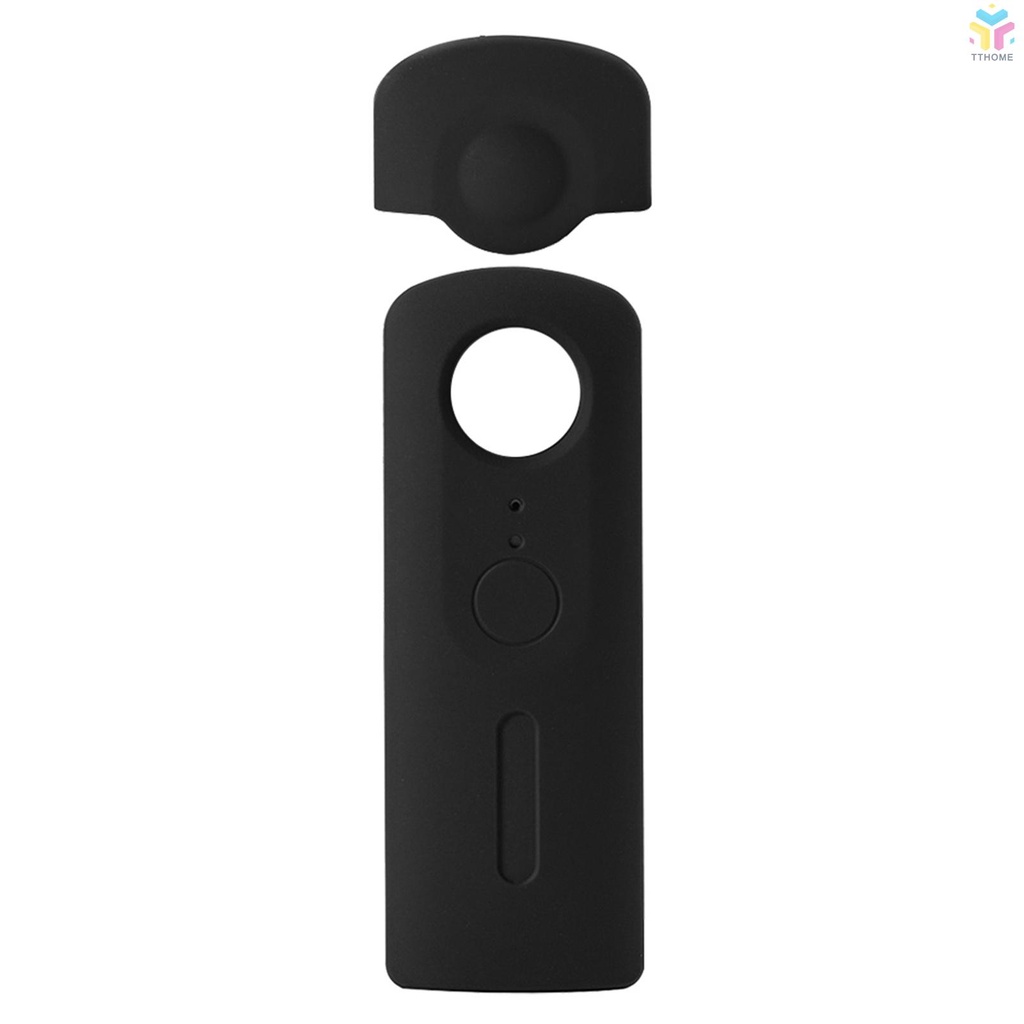 Vỏ Silicon Bảo Vệ Ống Kính Máy Ảnh Andoer Cho Ricoh Theta V 360 Độ