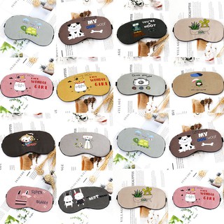 Miếng Che Bịt Mắt Ngủ Họa Tiết Hoạt Hình Kèm Túi Nước Mát Dưỡng Mắt Link F - Cocobee Shop