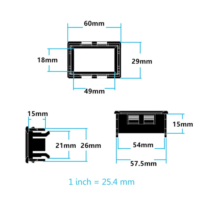 Bảng Điều Khiển Điện Áp 9.999A(10A) Màn Hình LED 4-30V 0.56 inches