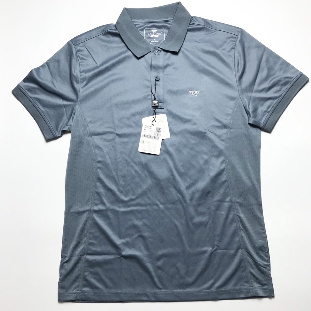 Áo polo nam  ARISTINO phối vải lưới APS030S1 còn màu xám