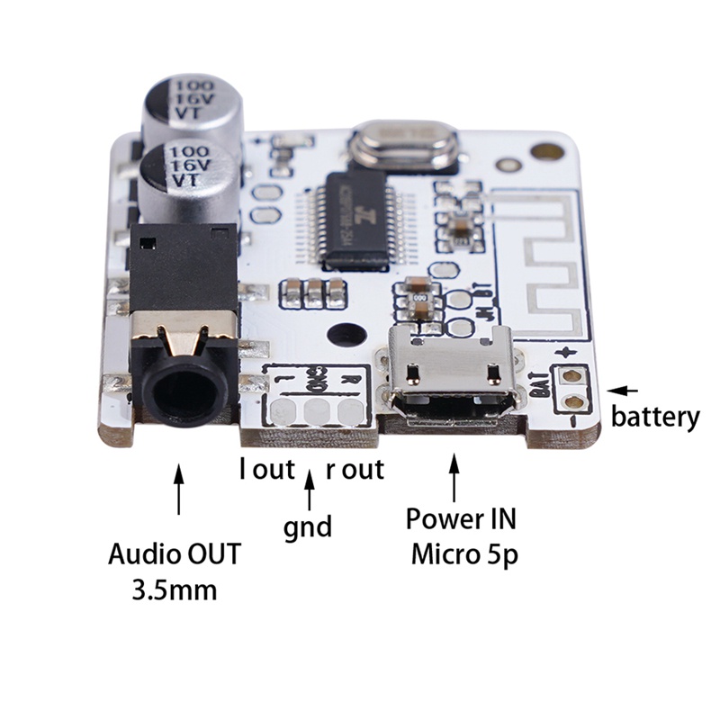 Diy Bluetooth Audio Receiver Board Bluetooth 4.0 4.1 4.2 5.0 Mp3 Lossless Decoder Board Wireless Stereo Music ule