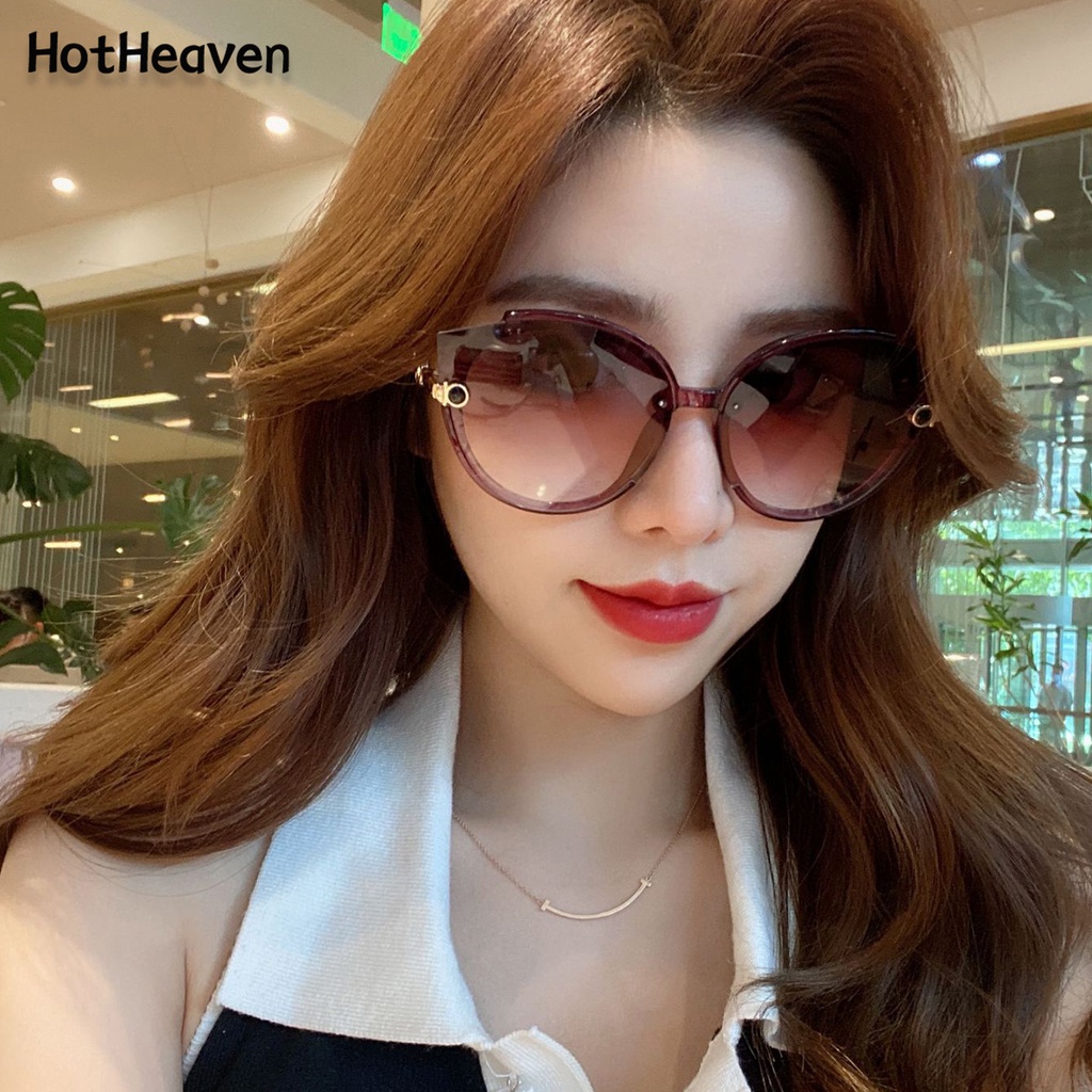 Kính Mát Kiểu Mắt Mèo Chống Tia UV400 Thời Trang Cho Nam Nữ