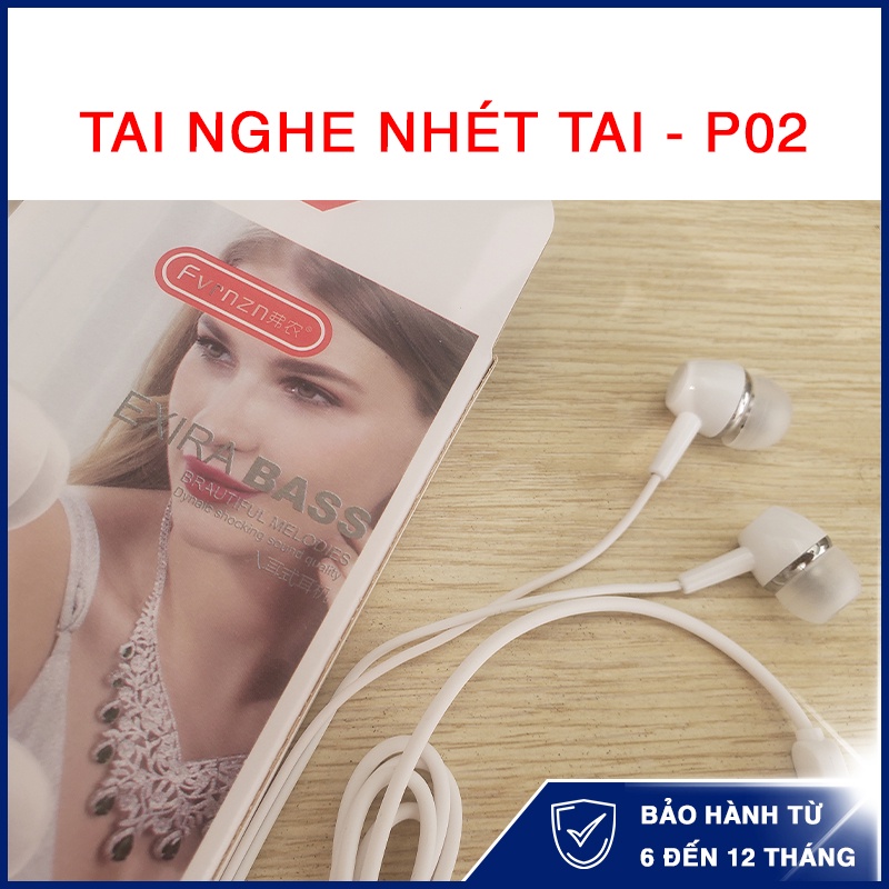 Tai nghe dây 3.5mm P01 phù hợp với điện thoại di động Android tai nghe game tai nghe nhét tai có dây