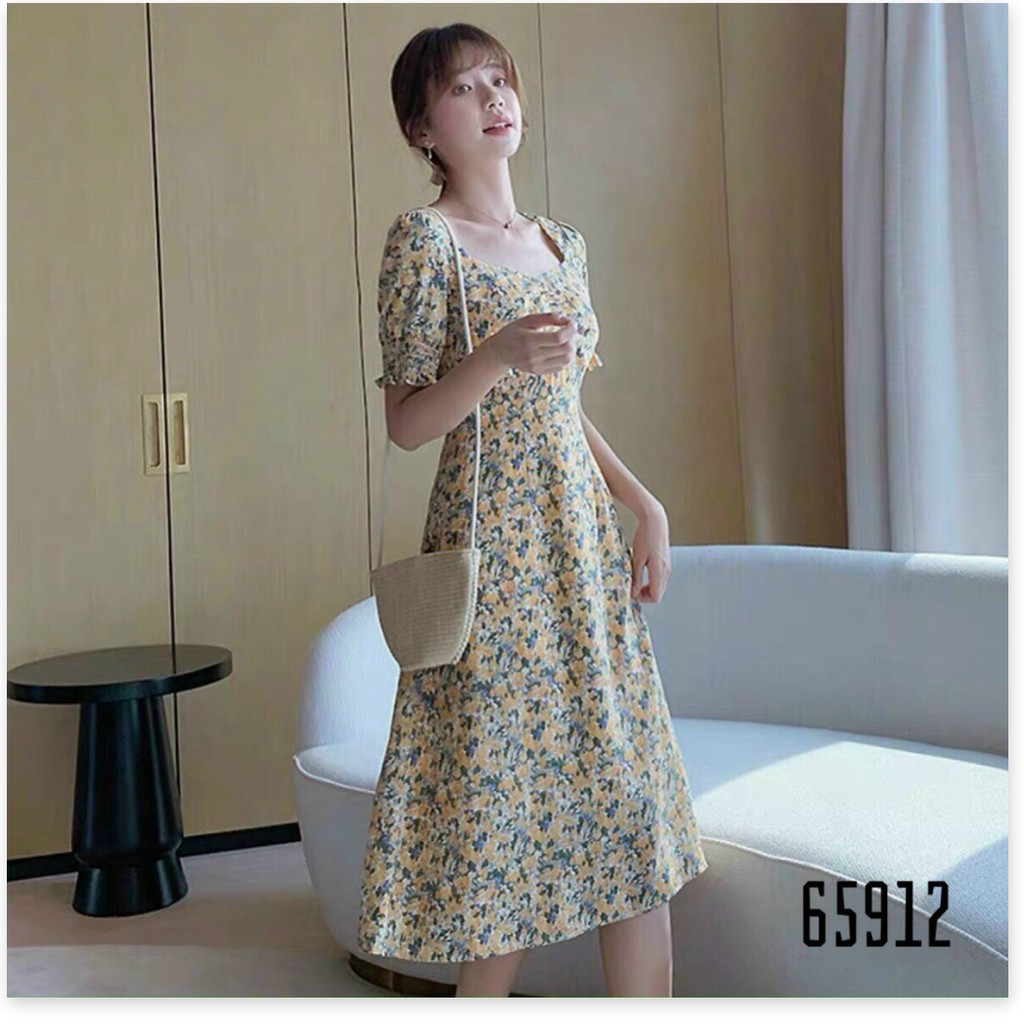ĐẦM SUÔNG FORM DÀI HOA NHÍ TIỂU THƯ CỰC HOT CÓ ĐỦ SIZE S M L XL XXL