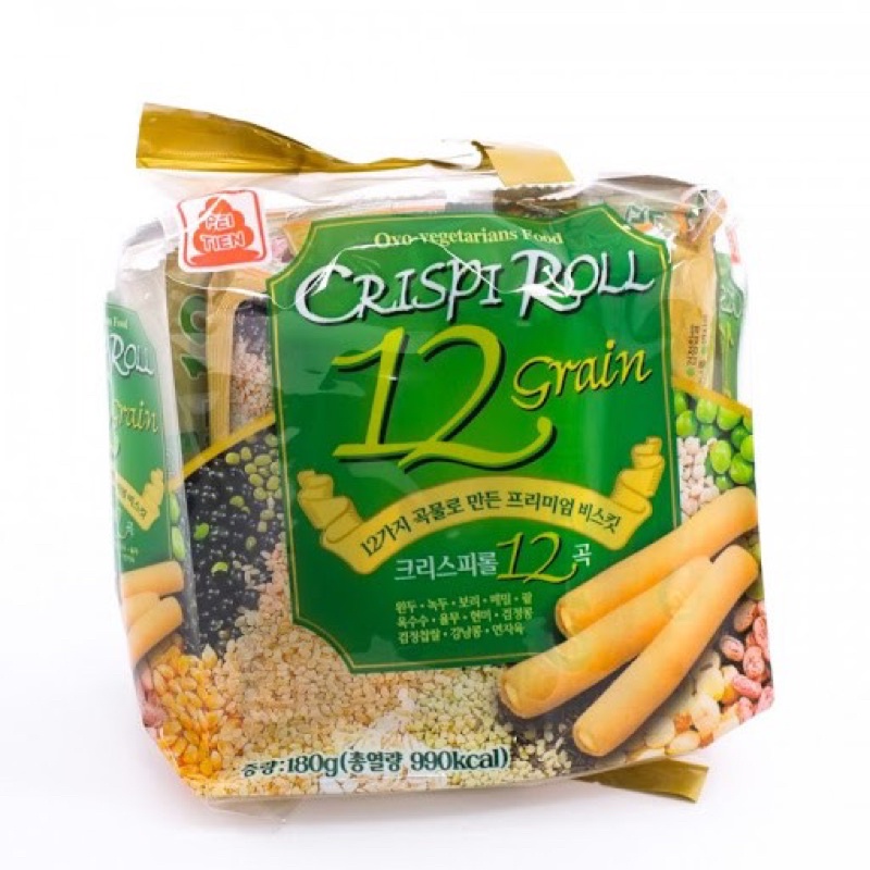 Bánh Crispi Roll 12 loại ngũ cốc 180g(4 vị)
