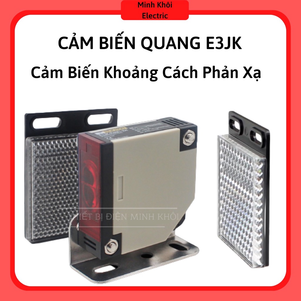 Cảm Biến Quang E3JK-R4M1, E3JK-DS30M1, E3JK-5DM1, công tắc hồng ngoại, cảm biến khoảng cách phản xạ