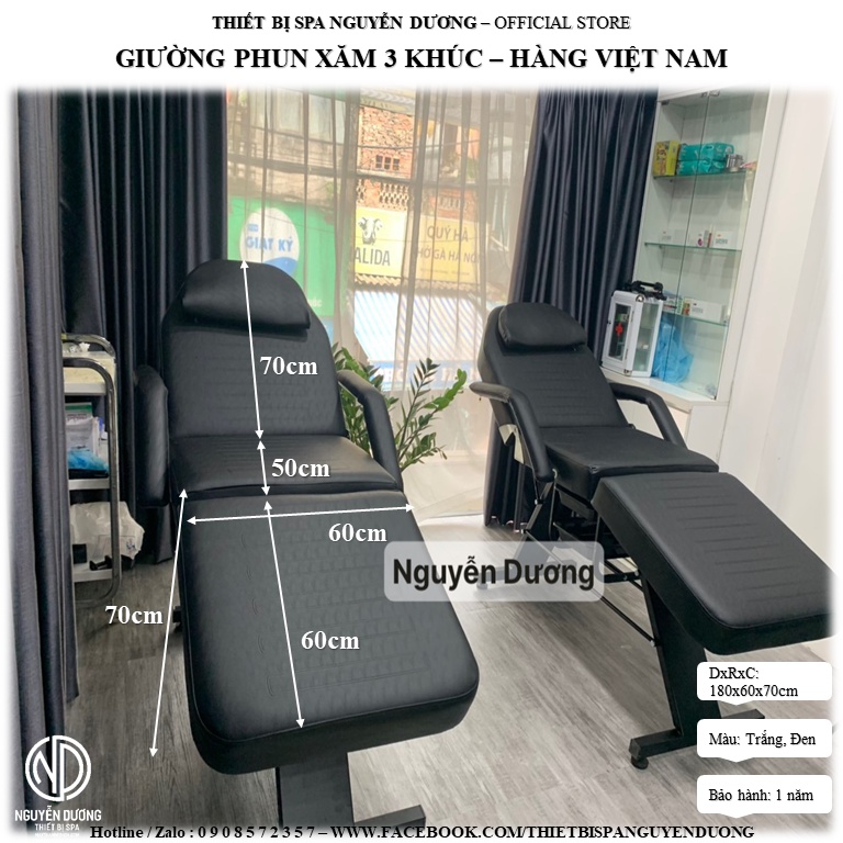 Giường Tiêm Filler , Phun xăm , Tatoo - Hàng Có Sẵn - Hàng Việt Nam - Giao Hàng Trong 24h