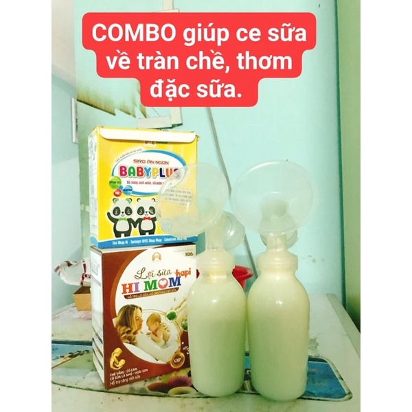 Combo lợi sữa Dr.MAYA Himom và siro Baby Plus