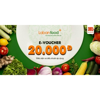 E-voucher trị giá 20.000đ tại labanfood+ đà nẵng
