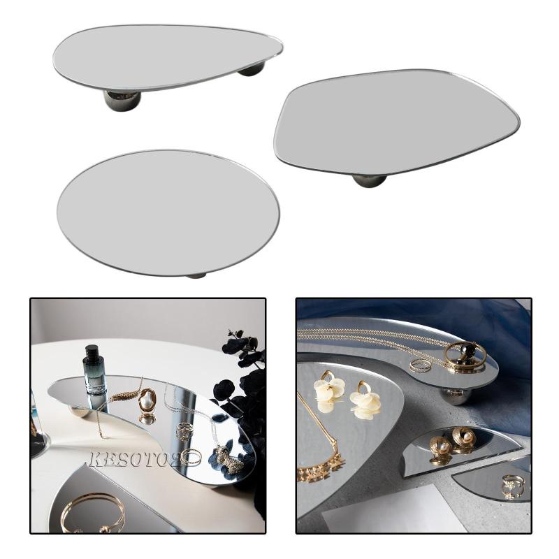 Khay Đựng Nước Hoa / Mỹ Phẩm Kesoto2 Có Gương Tiện Dụng