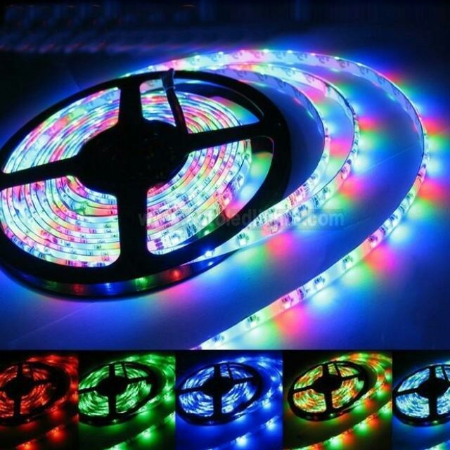 Đèn Led Dây Trang Trí 5m Đổi Màu Có Remote Điều Khiển