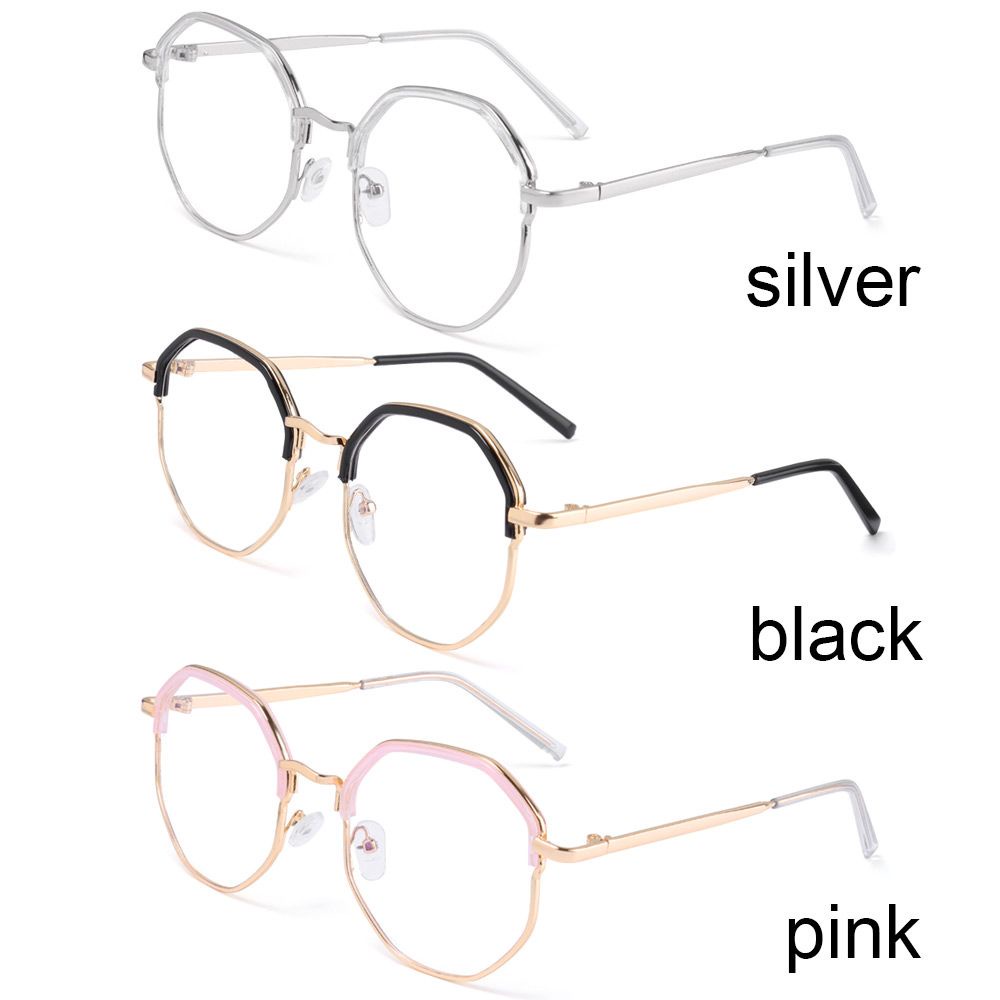 Mắt Kính Gọng Vuông Trong Suốt Chống Ánh Sáng Xanh Phong Cách Vintage