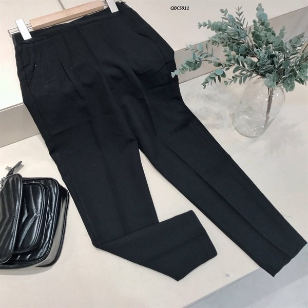 Quần Baggy - Quần Tây Khóa Sườn chun sau vải đẹp