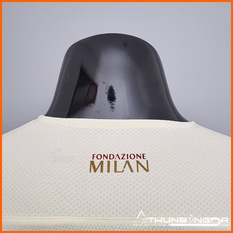 Áo AC Milan vàng kem sân khách 2021/2022, 2021/22 bản PLAYER Body Fit cao cấp